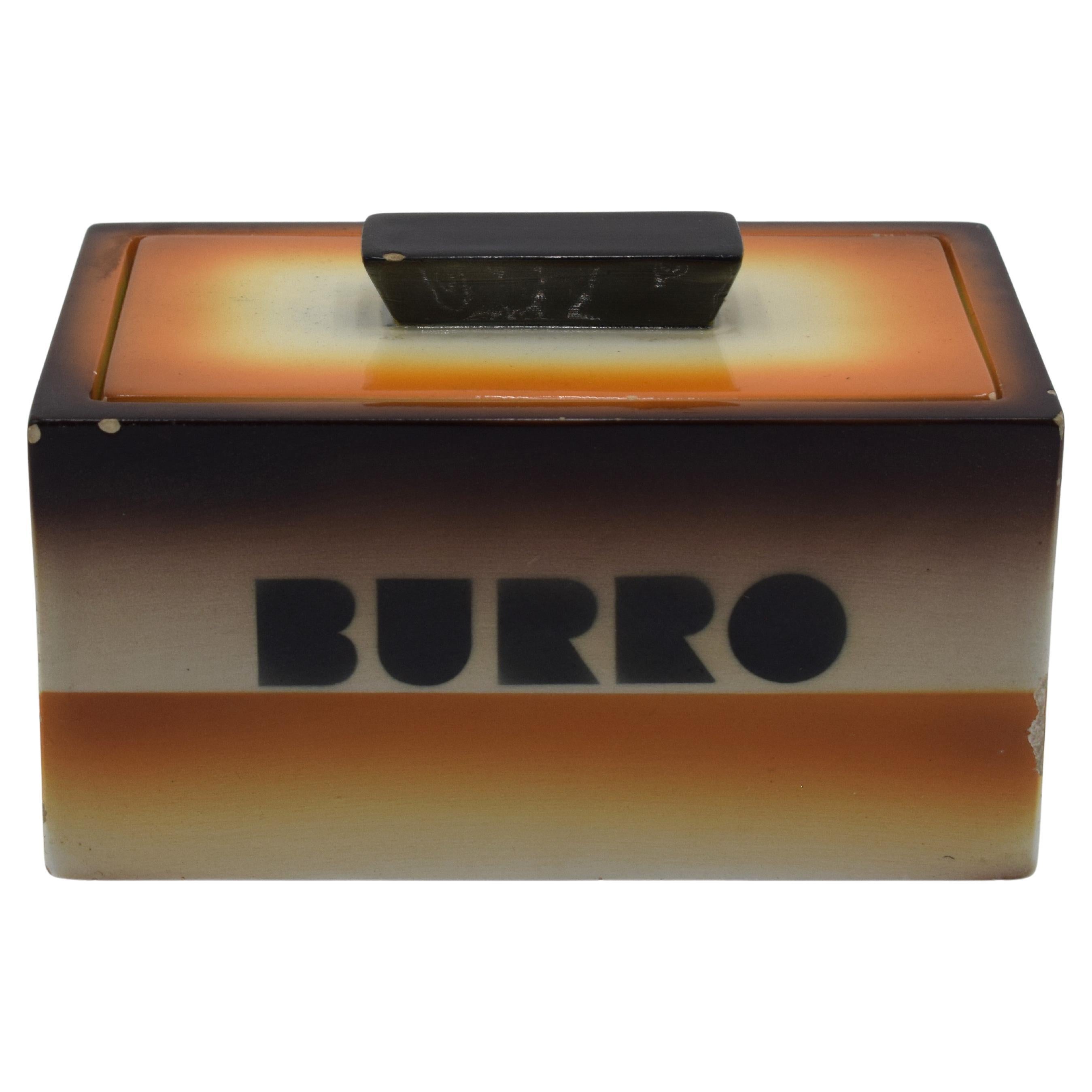 Galvani butter box, Italy, 1930s.