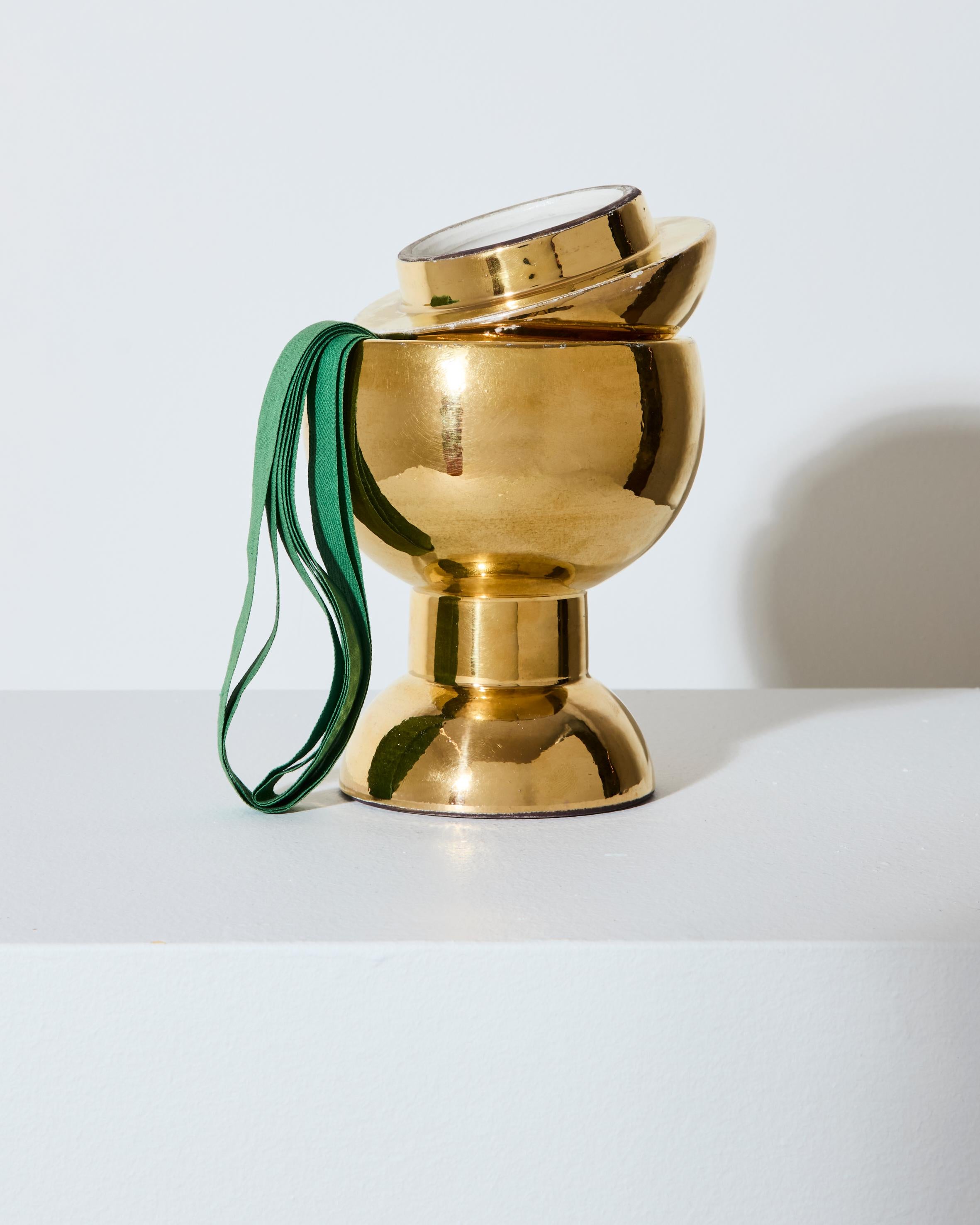 Ceramic Box with lid No. 387, design Ettore Sottsass for Il Sestante For Sale
