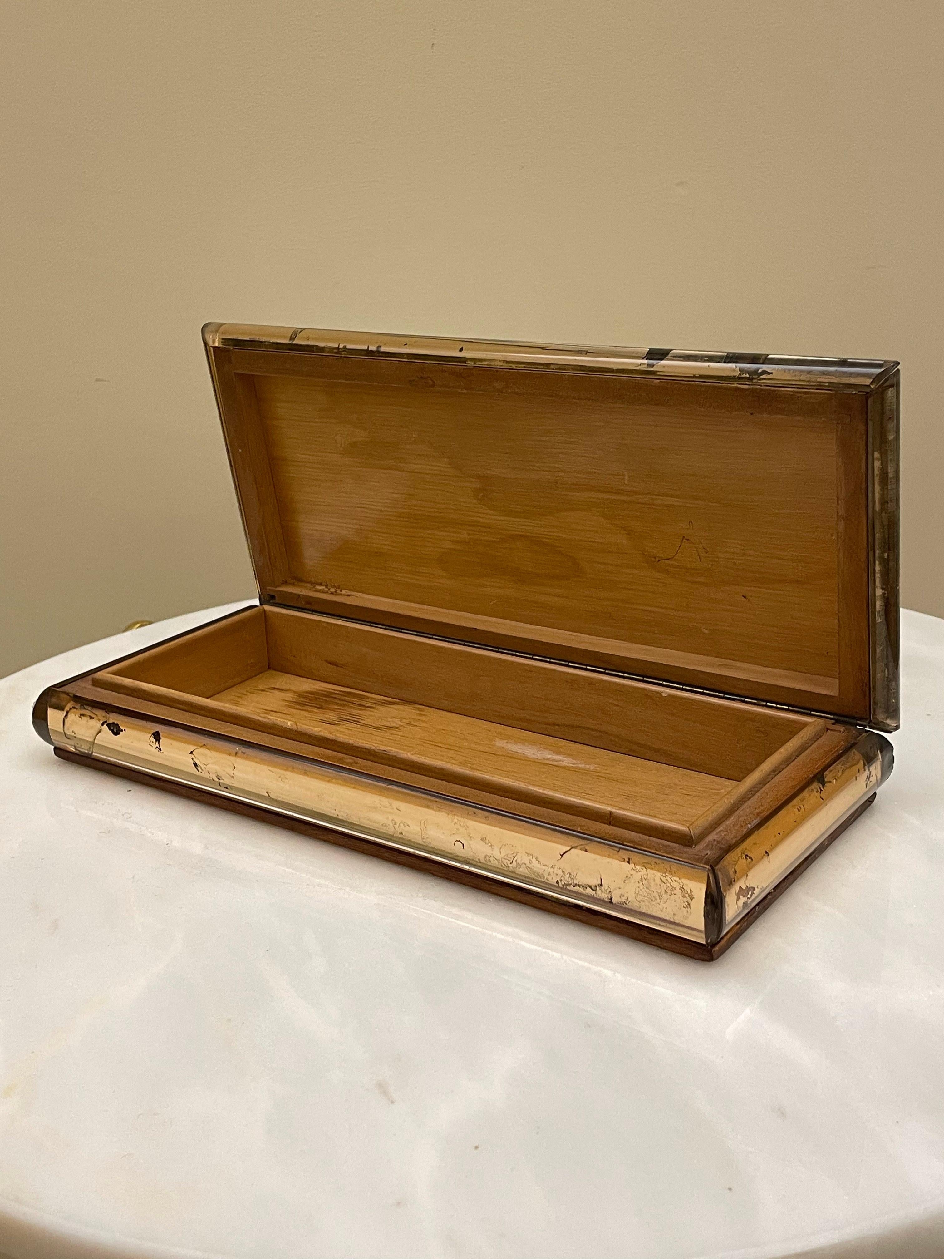 Caja de cristal de los años 1940-1950 atribuida a Luigi Brusotti en Bueno estado para la venta en SAN PIETRO MOSEZZO, NO