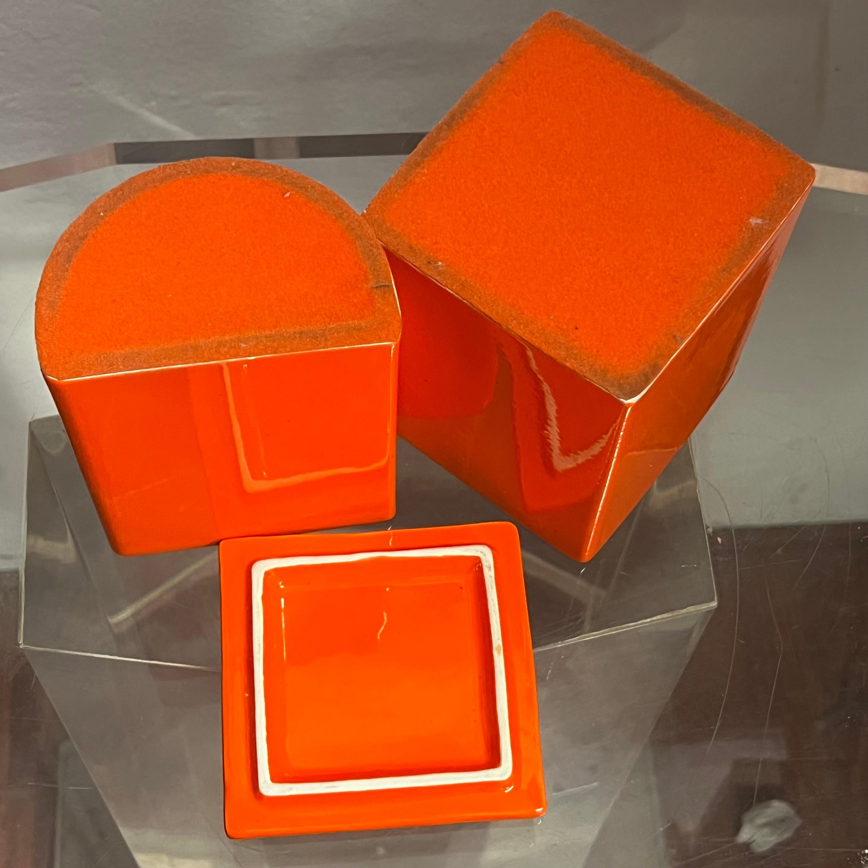 Late 20th Century Scatola Grande in Ceramica - Produzione Gabbianelli - Italia - Anni '70 in vendita