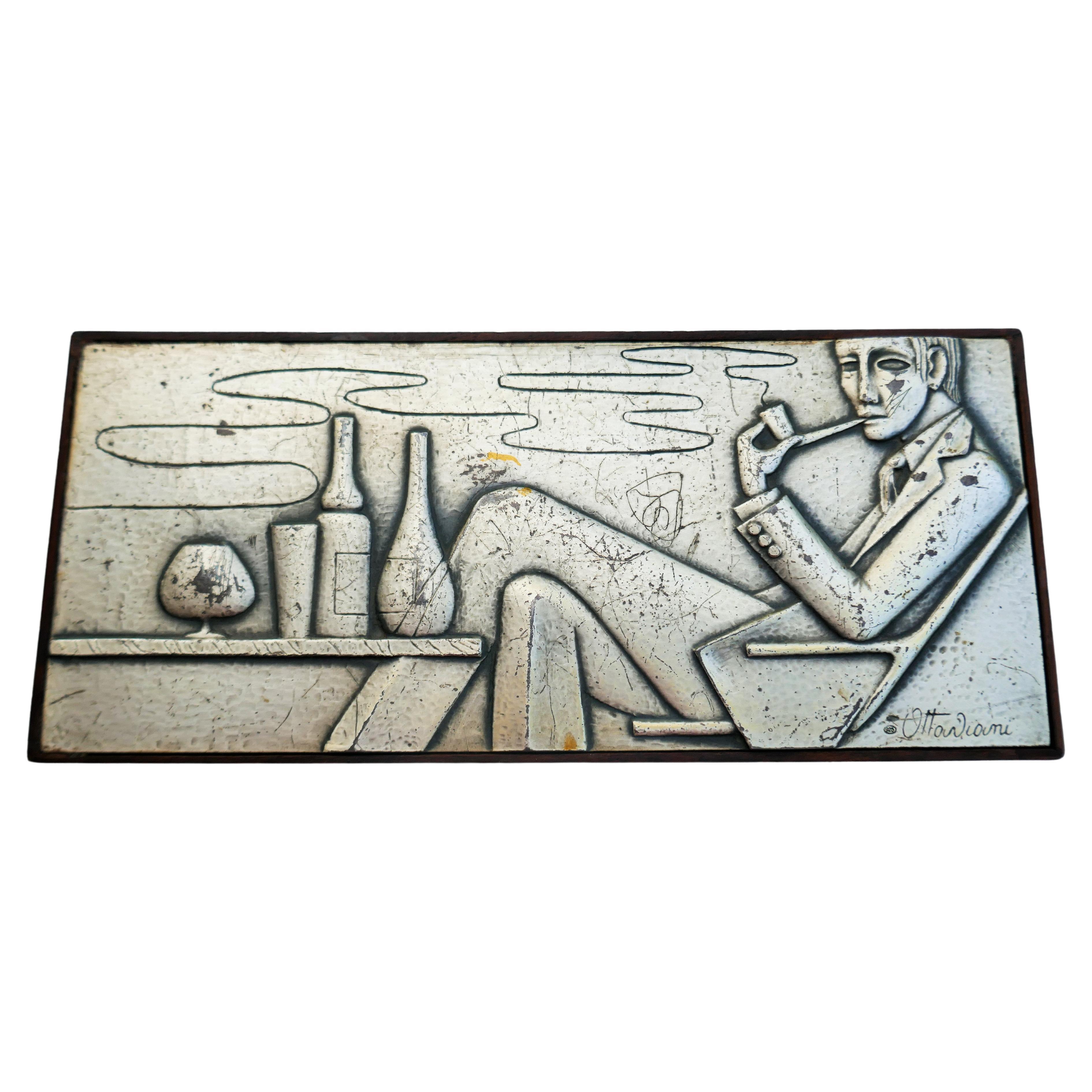 Scatola in legno e argento Ottaviani im Angebot