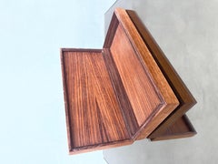 Scatola in legno nargento - xx seco - argento smaltato - argenteneria ottaviani