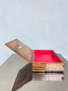 Scatola Intagliata Porta Gioie, Meta 800, Vintage, Box