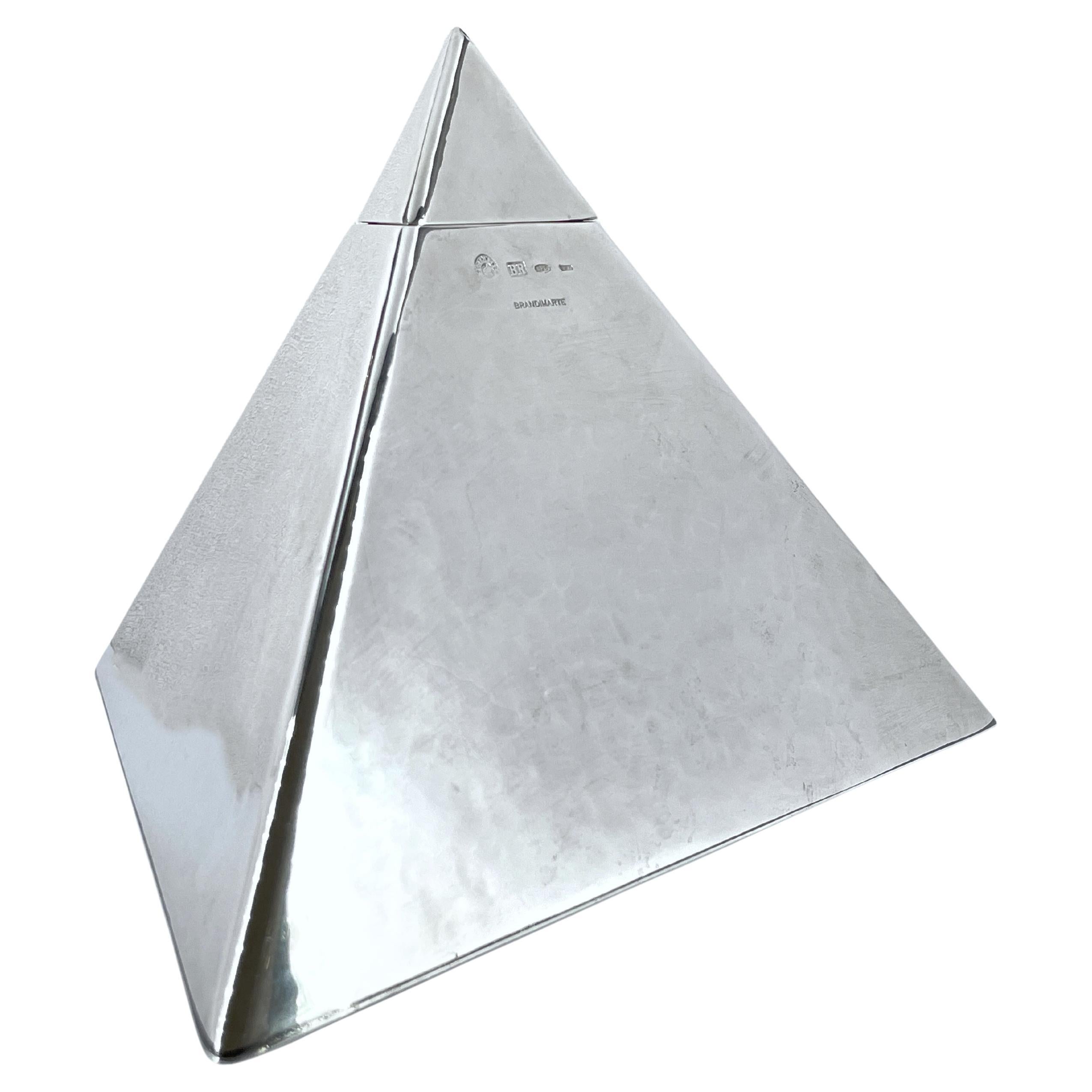 Brandimarte sterling silver 925 large pyramid box