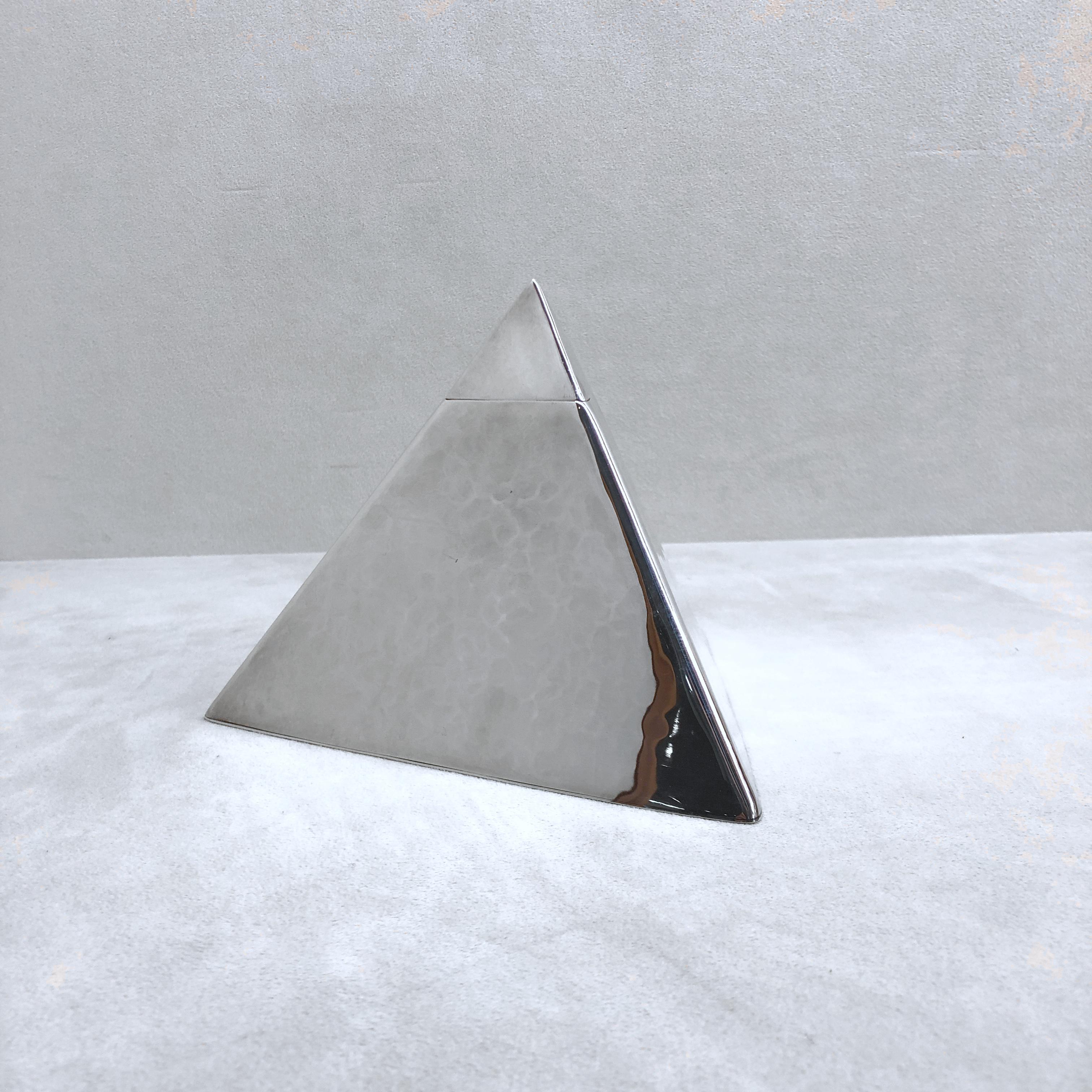Brandimarte 925 Sterling Silber kleine Pyramide Box im Angebot 8