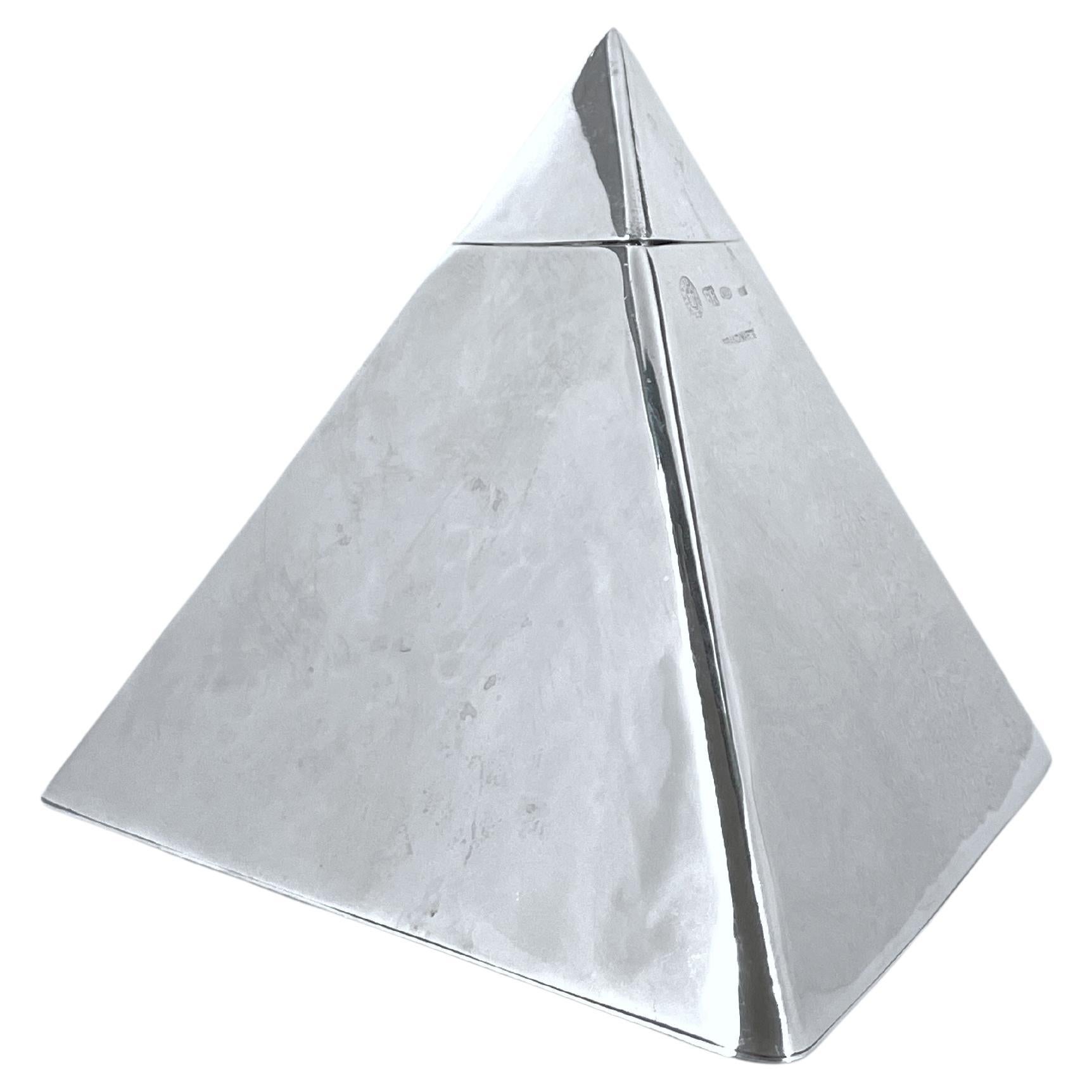 Brandimarte 925 sterling silver small pyramid box