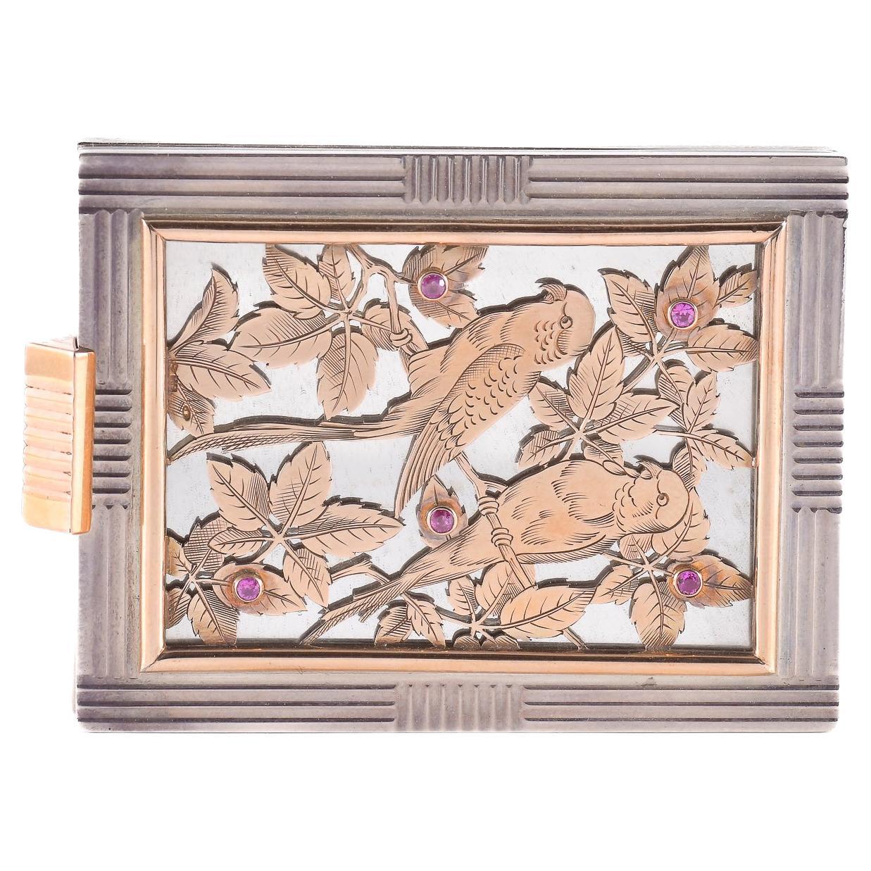 Powder box  "Boucheron" For Sale