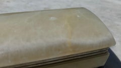 Scatola Portagioie in Onice Verde Mid-century Italian Desig Scrigno 1950