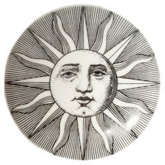 Scatola Tonda Collezione "Sole" di Fornasetti Anni 50