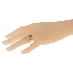 Scavia Anillo de Cóctel de Diamantes en Oro Blanco