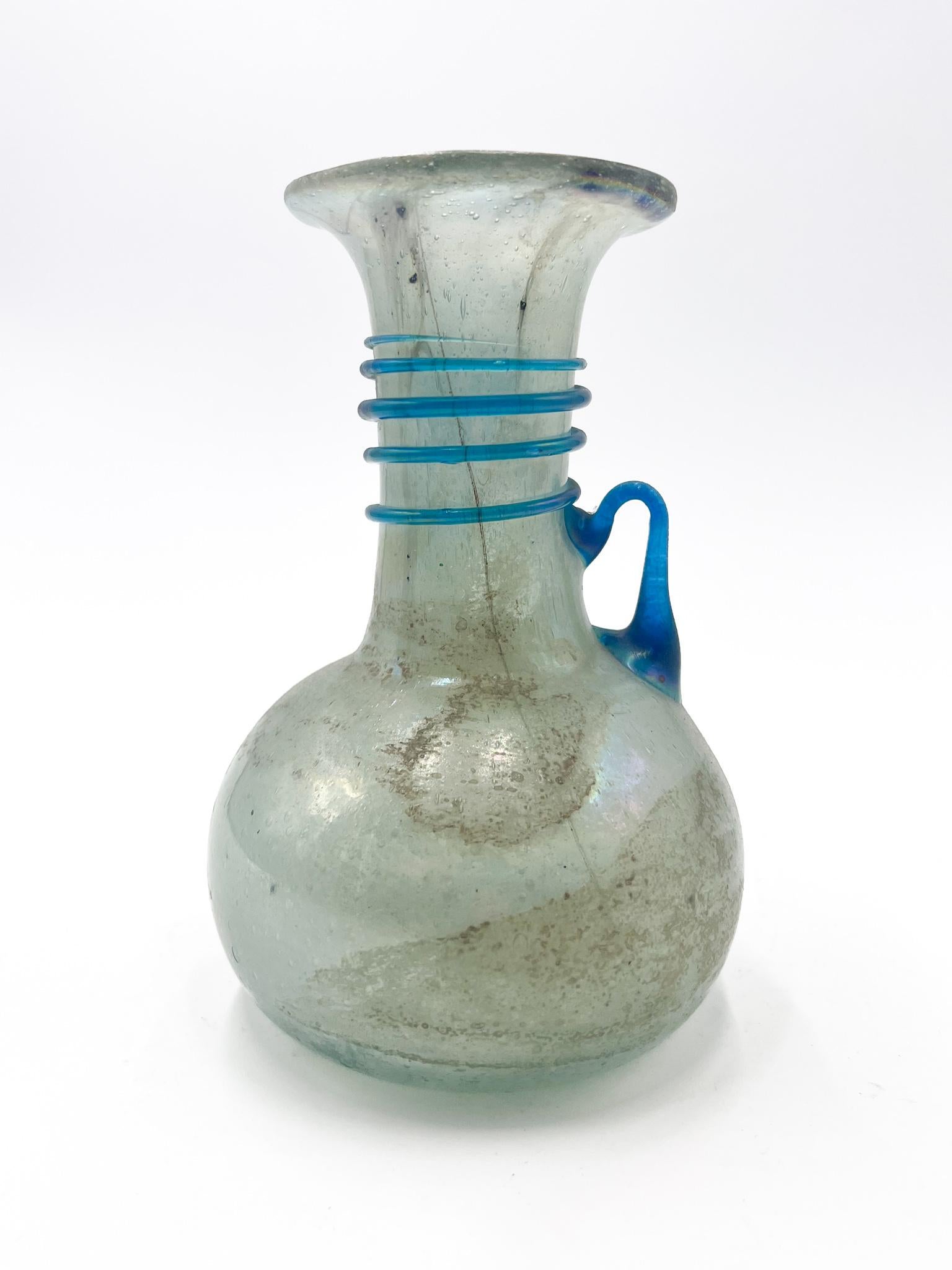 Scavo Cenedese vase en verre bleu des années 1950 en vente 7