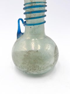 Scavo Cenedese vase en verre bleu des années 1950