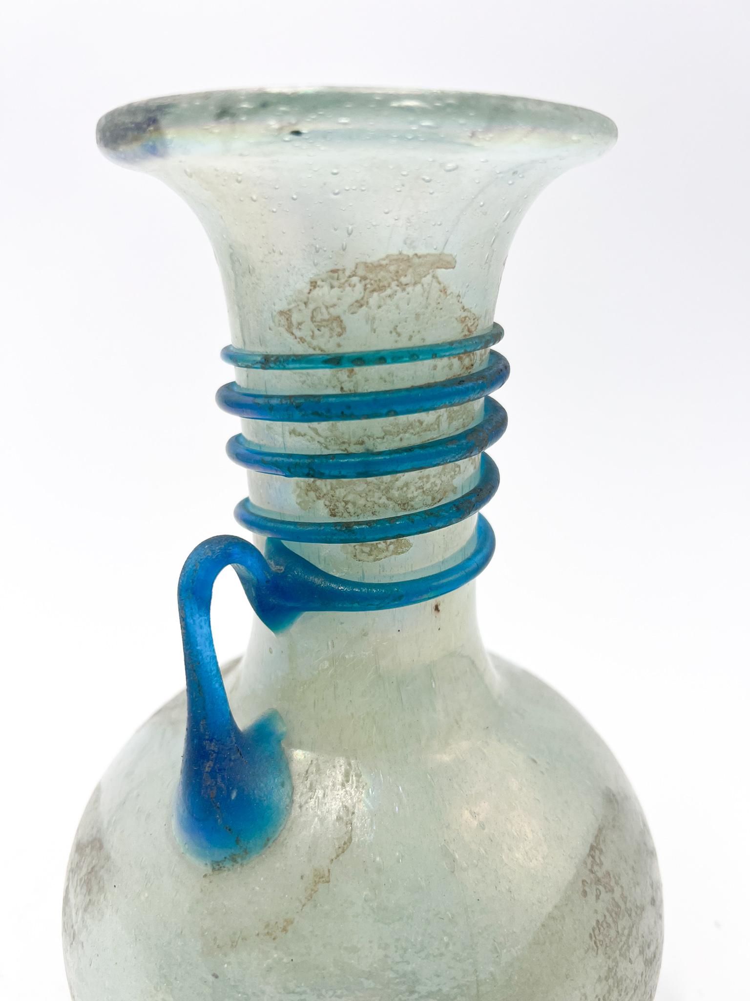 Scavo Cenedese vase en verre bleu des années 1950 Bon état - En vente à Milano, MI