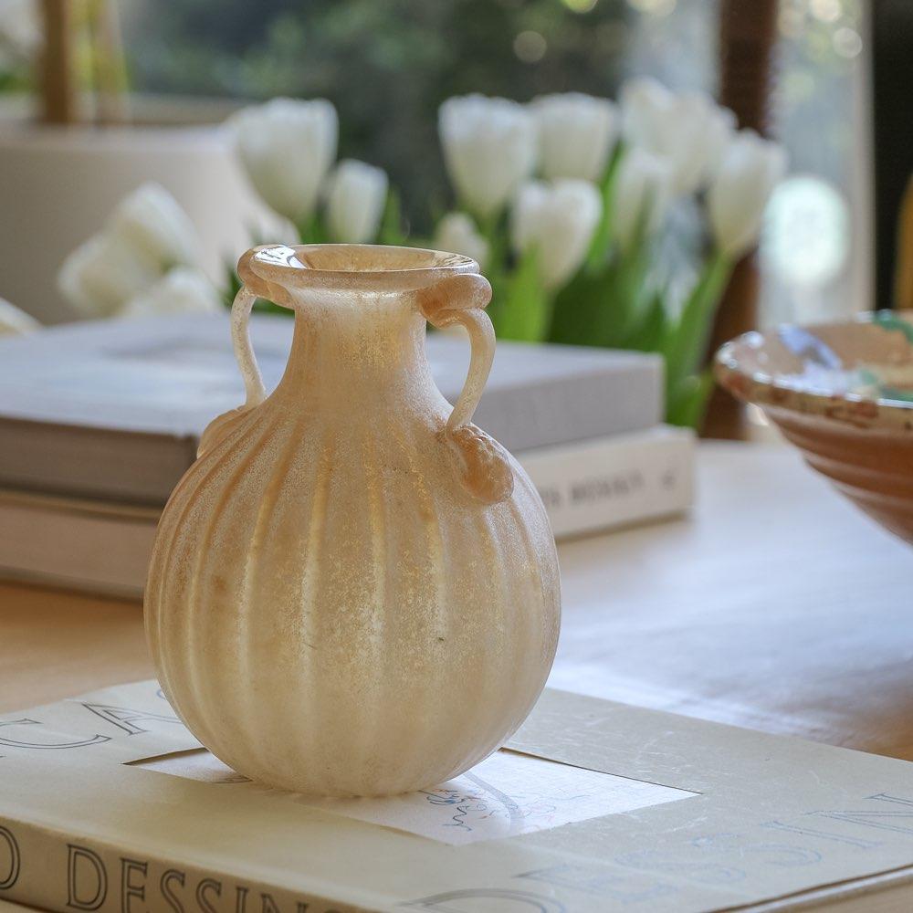 Scavo Glass Amphora Vase For Sale 5