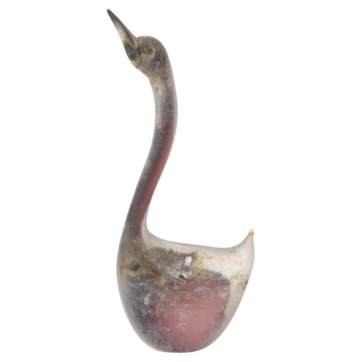 Cigno in vetro di Murano di Gino Cenedese in vendita