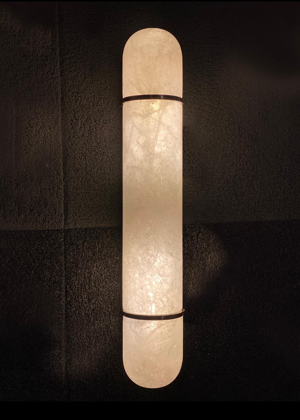 SCB24 Rock Crystal Sconces by Phoenix In New Condition For Sale In New York, NY