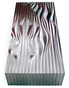 "S.ce Silver" Table by Andrea Macruz, Brazilian Contemporary Design