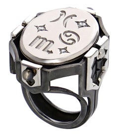 Agate Sceau Ring Eau by Elie Top