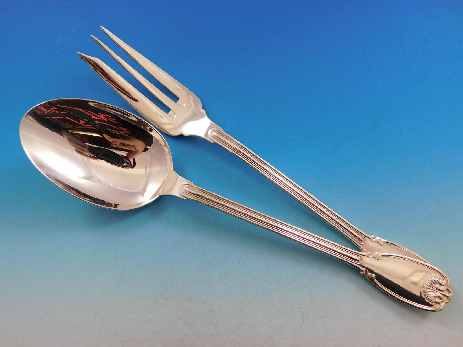 Sceaux by Christofle France Sterling Silver Flatware Set Service 68 pcs Dinner 6