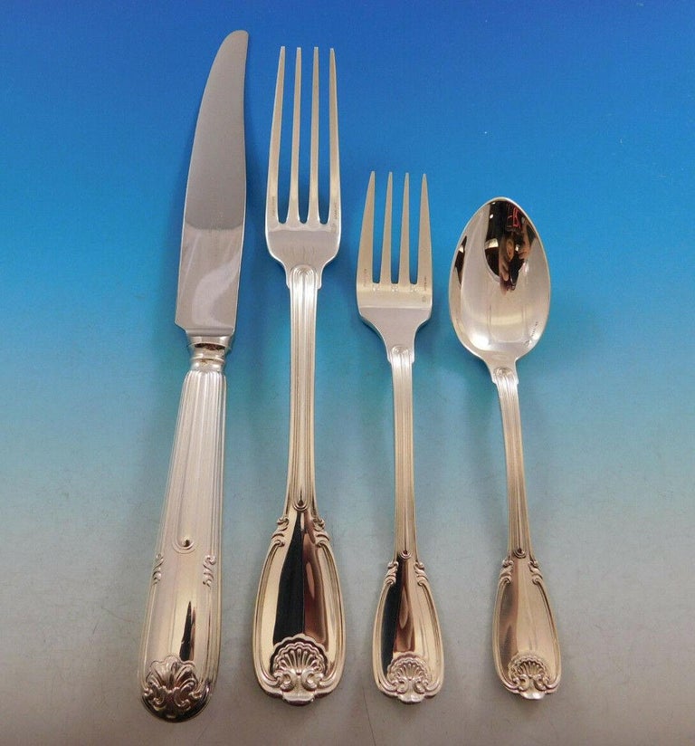 Sceaux by Christofle France Sterling Silver Flatware Set Service 68 pcs