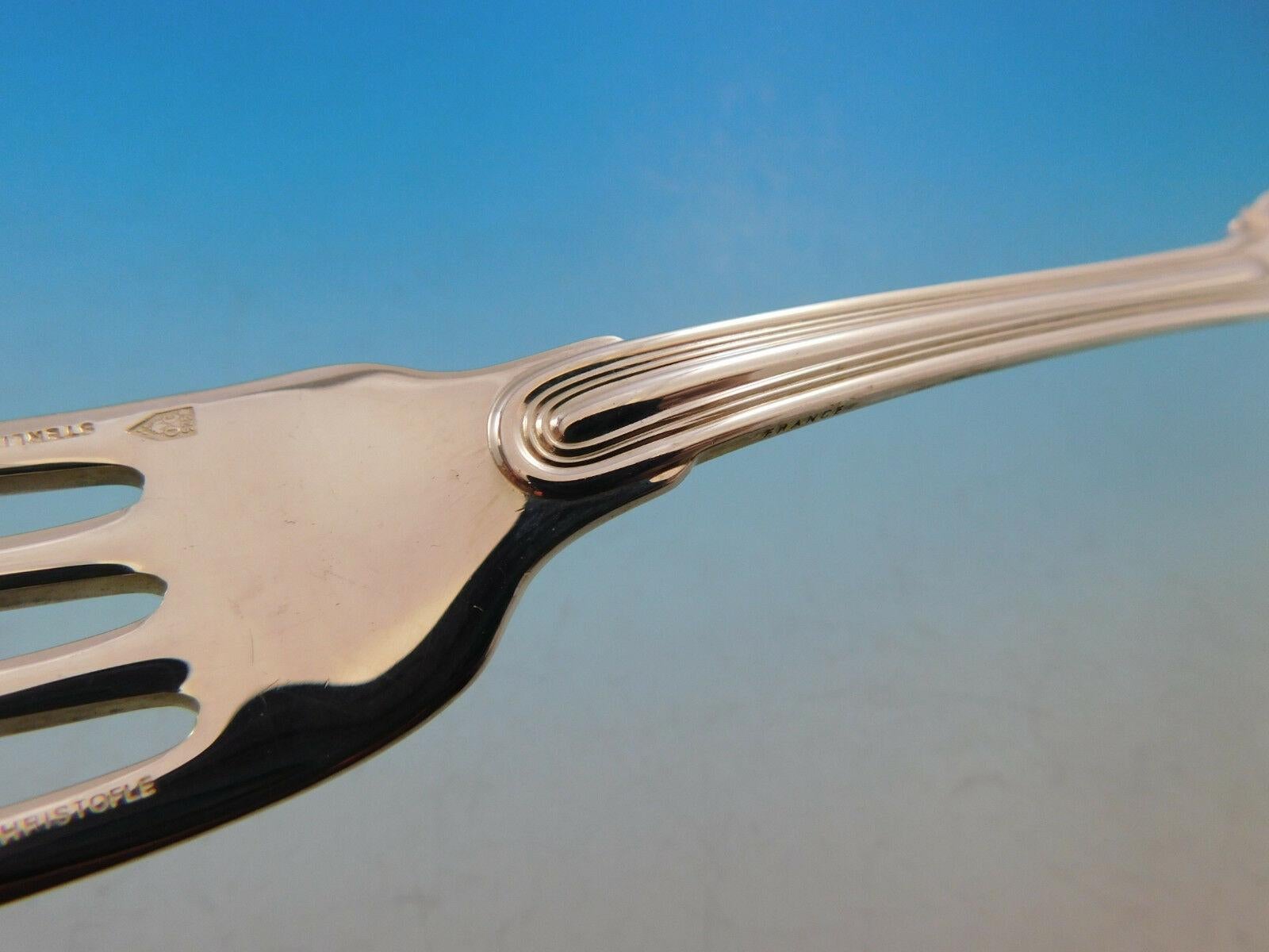 Contemporary Sceaux by Christofle France Sterling Silver Flatware Set Service 68 pcs Dinner