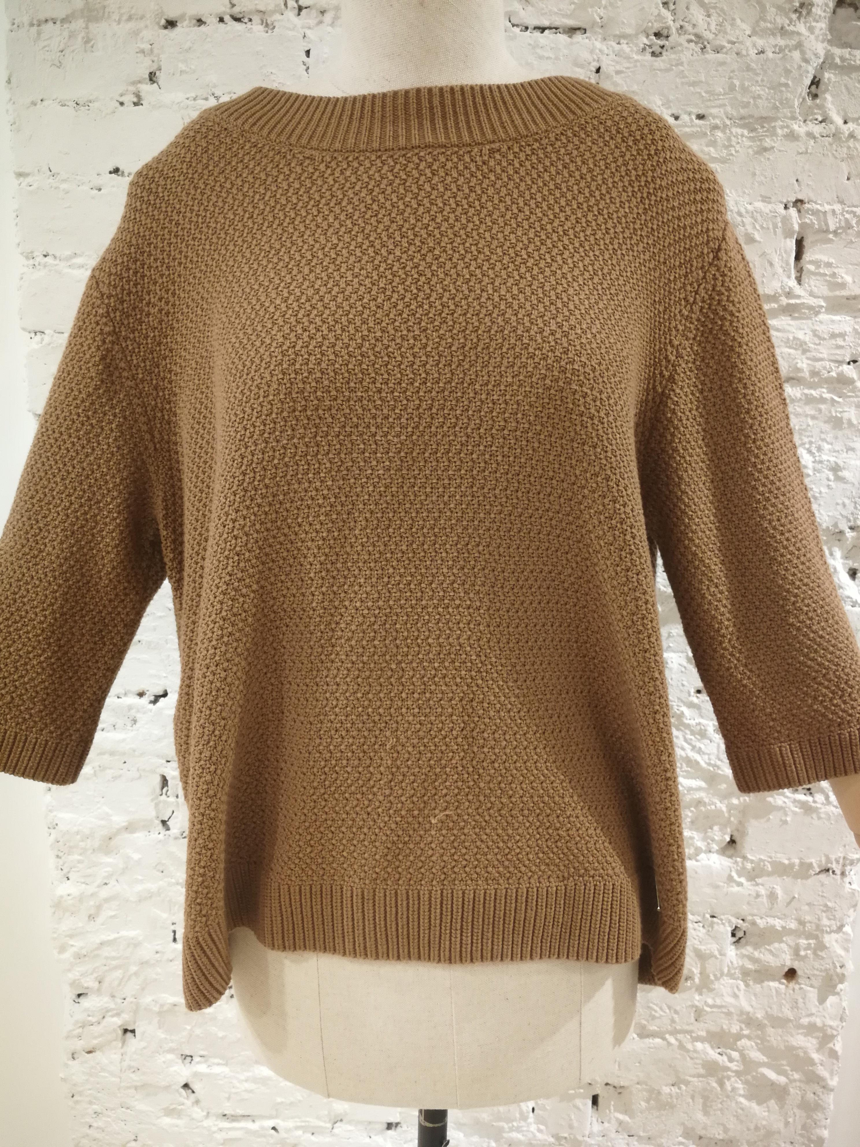 Scee Light Brown Sweater NWOT 2