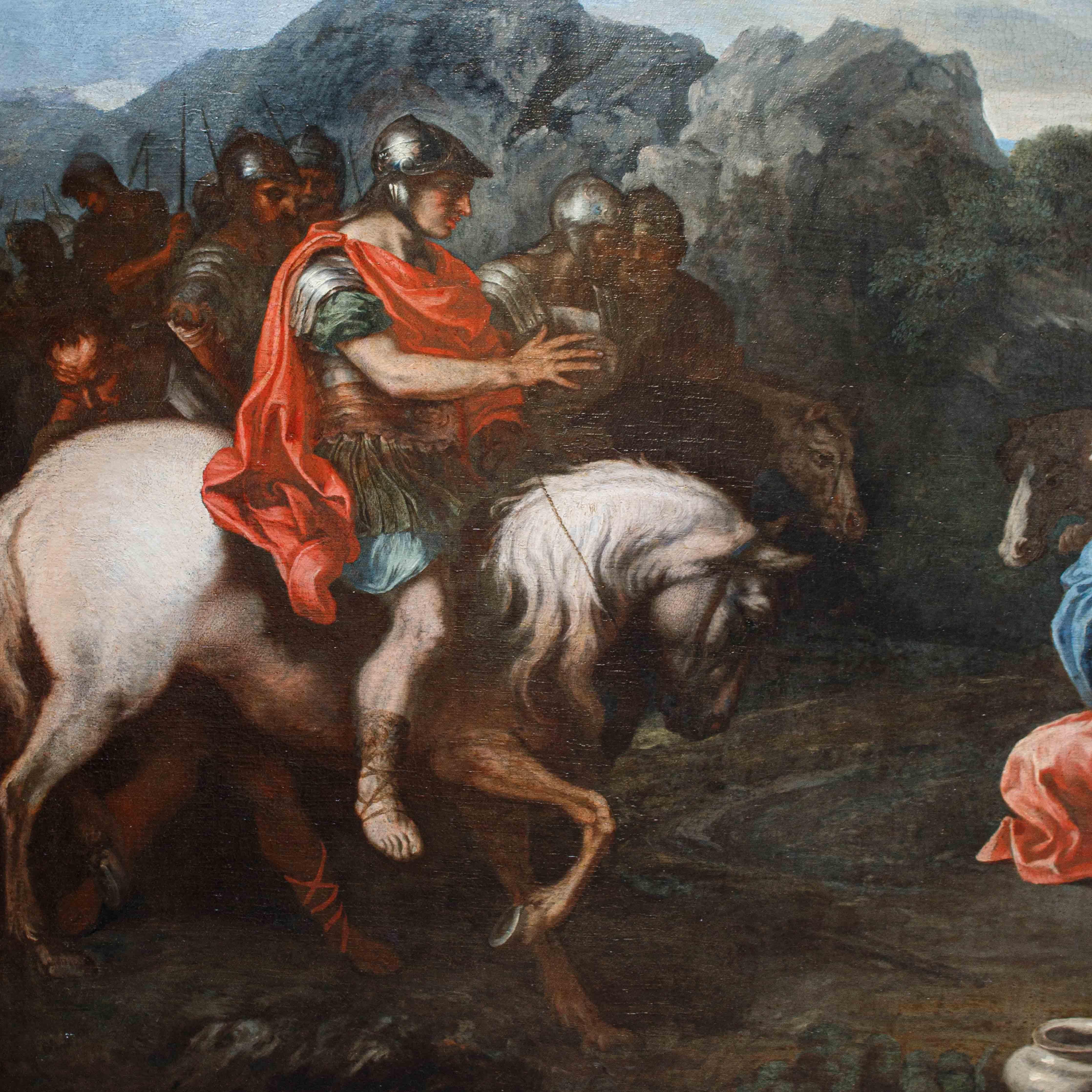 Scena biblica, olio su tela, seconda metà del XVII secolo 8