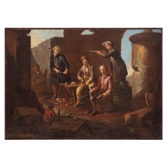 Scene of commoners