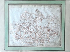 Philibert-Benoît de La Rue France, 18th century Sanguine on paper