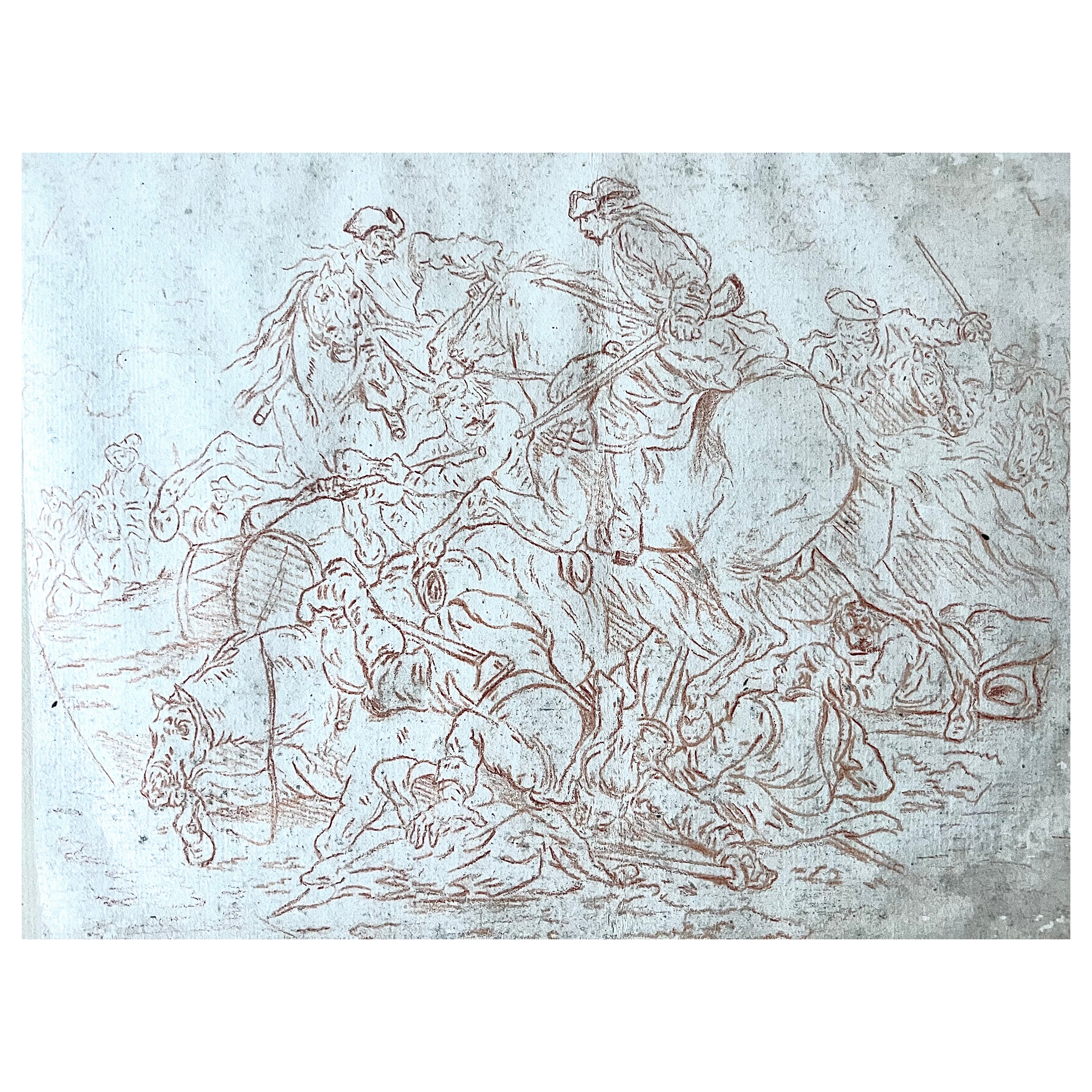 Scène bataille Larue