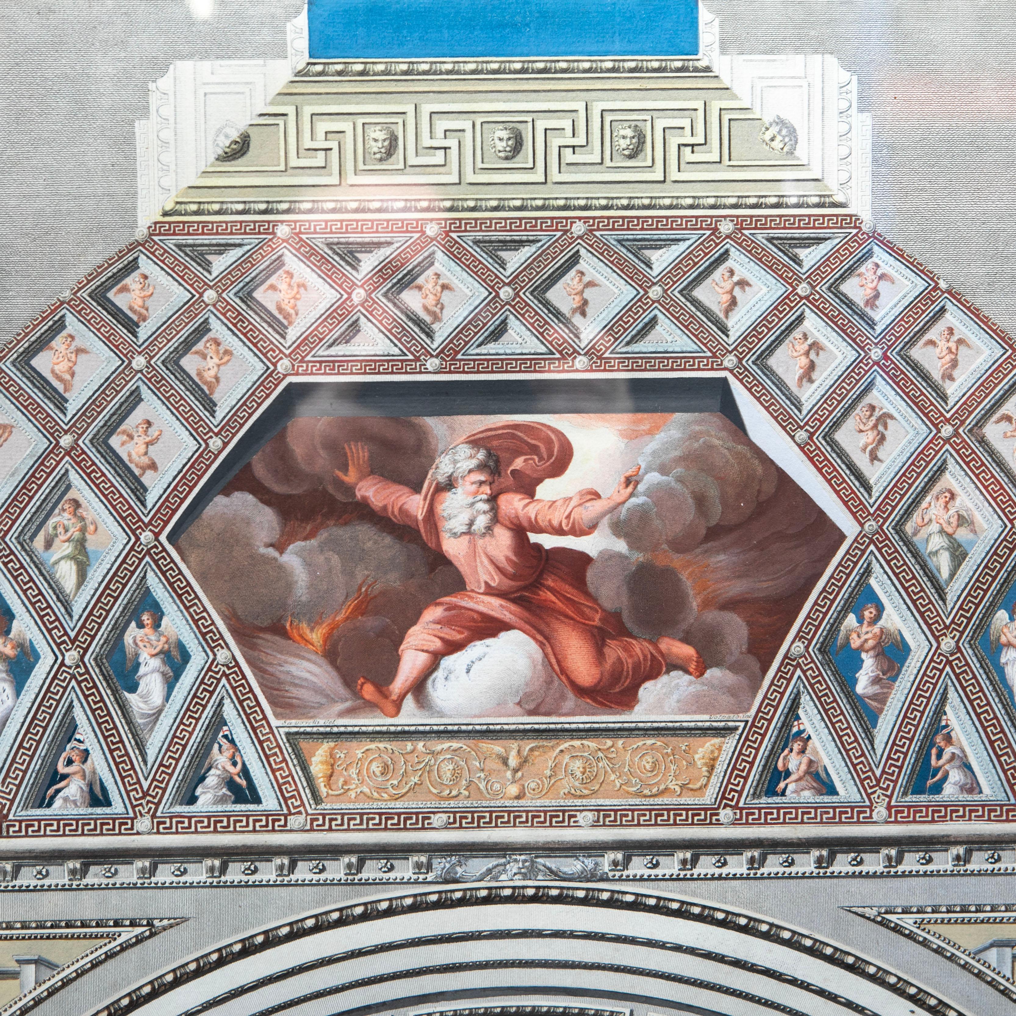 Scène des voûtes du cloître dans les loggias de Raphael, Vatican, n° I en vente 4