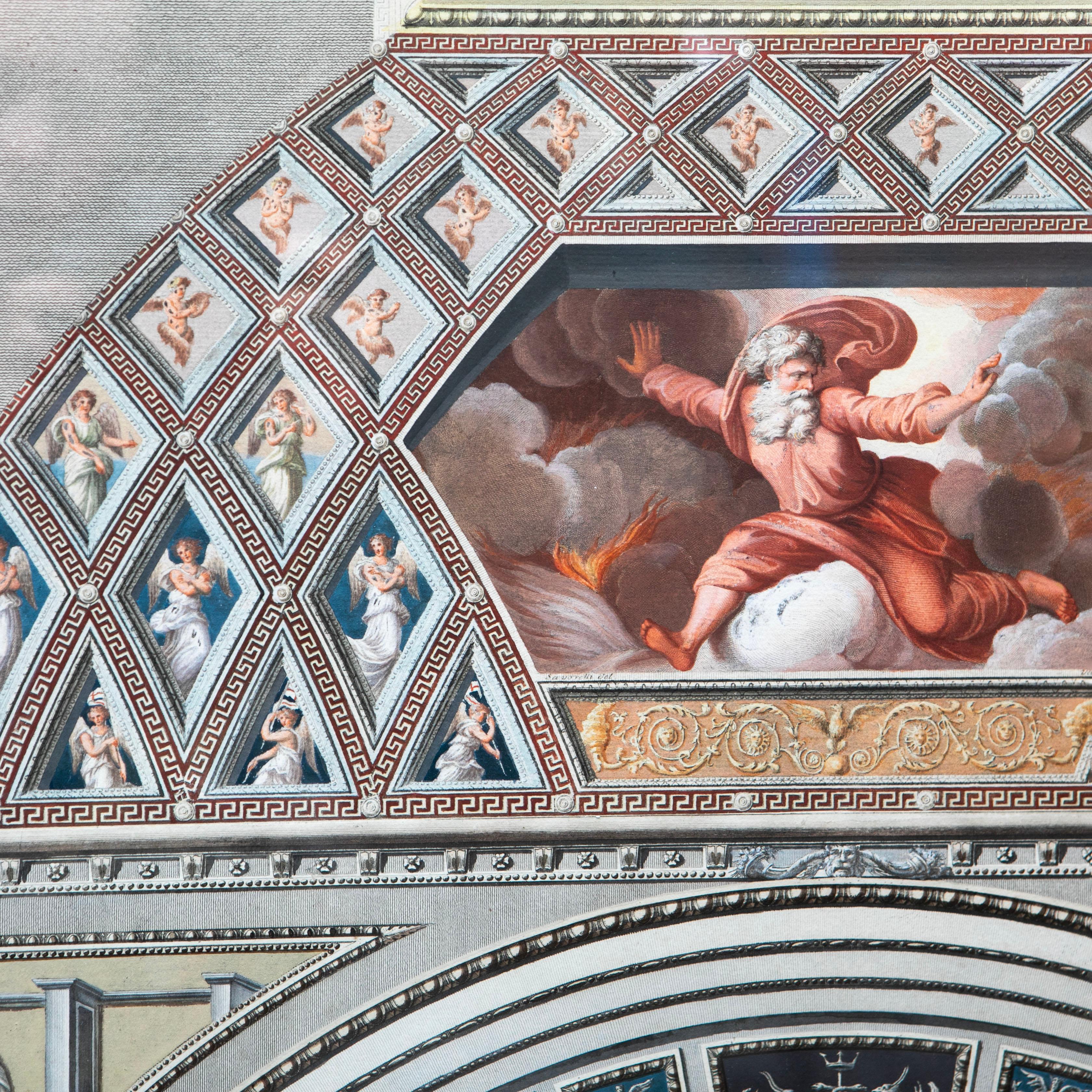 Autre Scène des voûtes du cloître dans les loggias de Raphael, Vatican, n° I en vente
