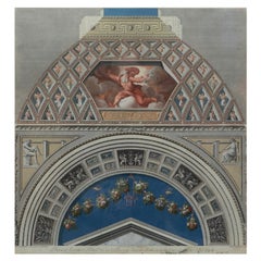 Escena de las bóvedas del claustro de las Logias de Rafael, Vaticano, nº I