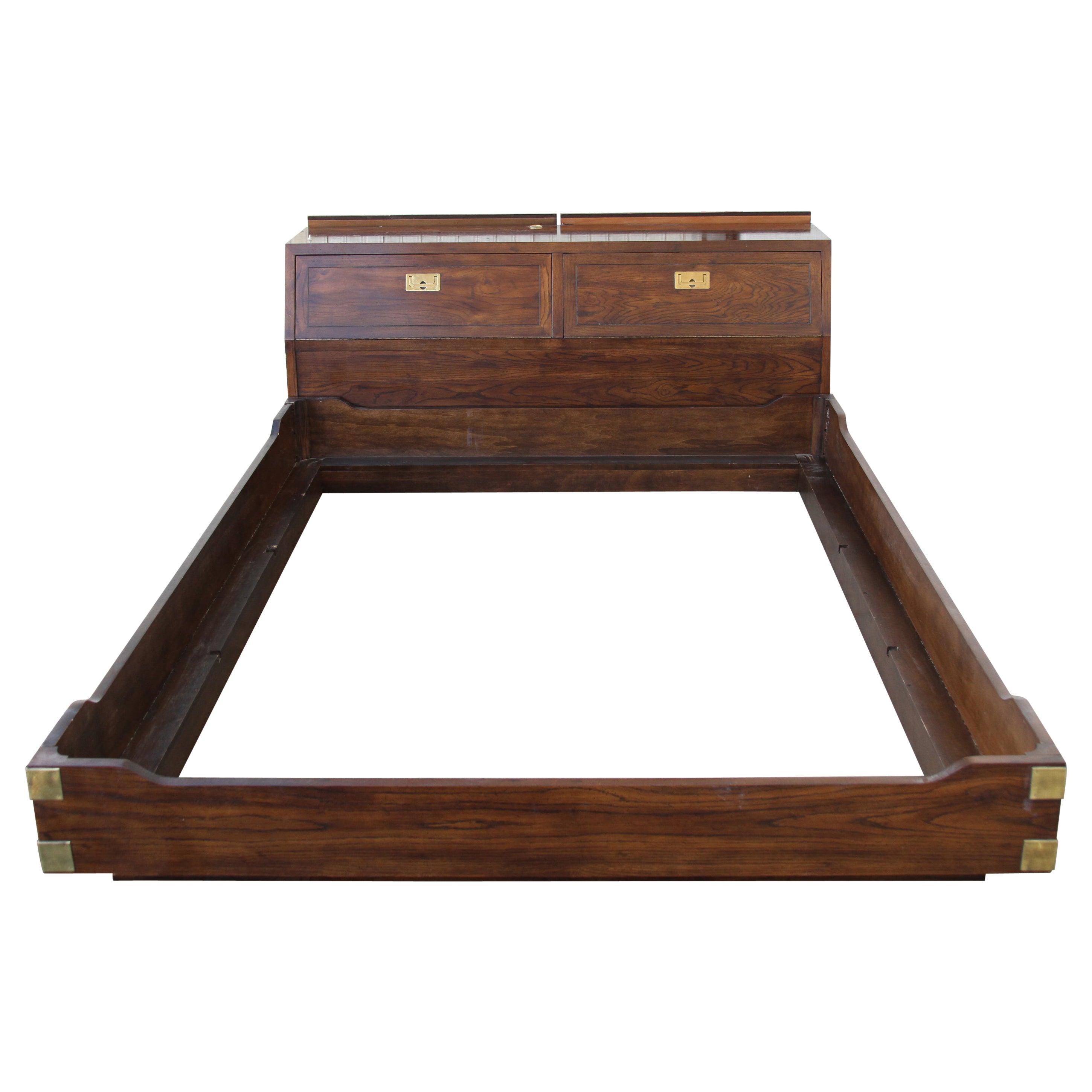 Scene One by Henredon Campaign Platform Bed