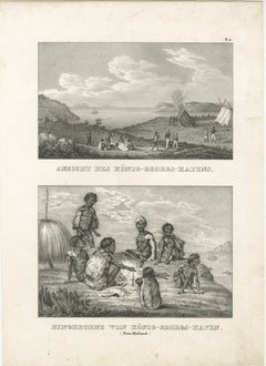 Scenes from King George's Harbour, New Holland (modern-day Australia), 1836