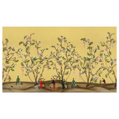 Scenes from Life (yellow) Wallpaper