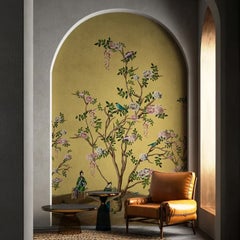 Scenes from Life (yellow) Wallpaper