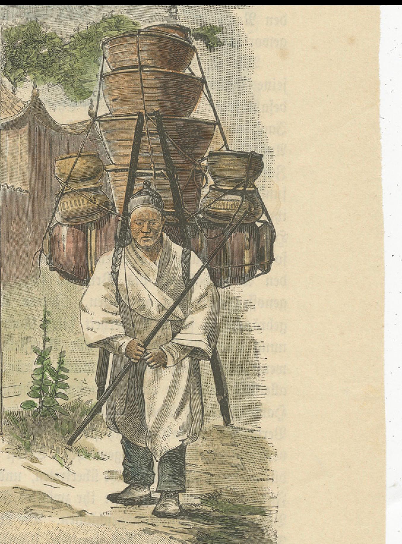 Scenes of Korean Life in the Late 19th Century, 1896 For Sale 1
