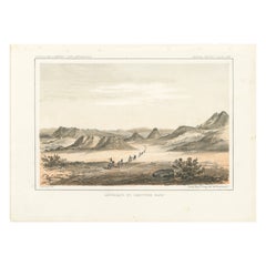 The Scenic Expedition to Cadotte's Pass in the Rocky Mountains, getönte Litho von 1856