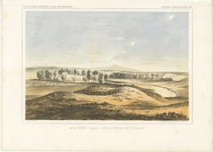 Scenic View of Milk River with the Bear’s Paw Mountains in Montana, 1856
