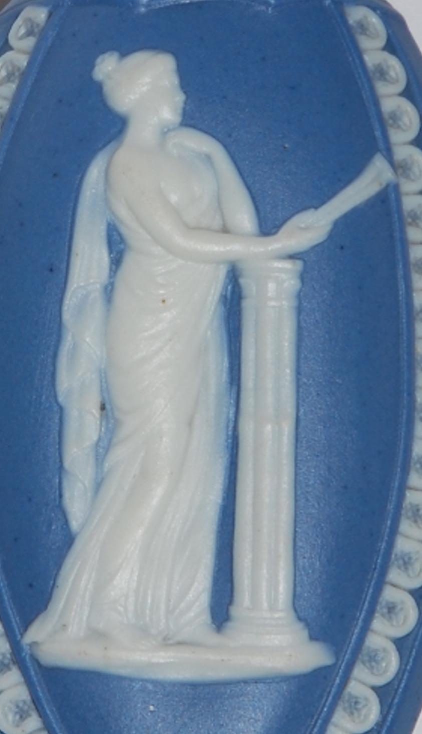 Scent, or Perfume, Bottle, in Pale Blue Jasperware, Neale, C1790 In Excellent Condition In Melbourne, Victoria