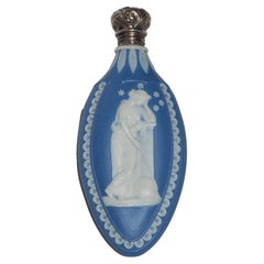 Scent, or Perfume, Bottle, in Pale Blue Jasperware, Neale, C1790