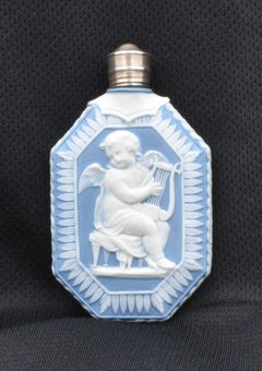 Scent, or Perfume, Bottle, in Pale Blue Jasperware, Wedgwood C1790