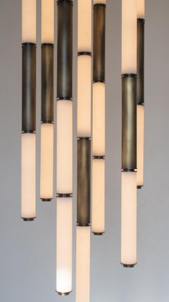 SCEPTER S7 Chandelier - Matte White Glass