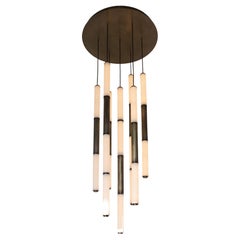 SCEPTER S7 Chandelier - Matte White Glass