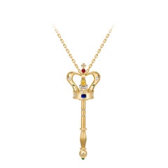 Zepter Das universelle Original, Diamanten, Saphire, Rubine und Smaragde