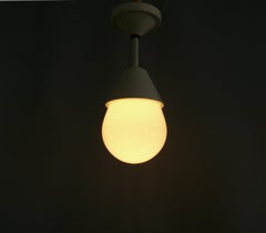 Schaco-Hängelampe aus Opalglas, Original Bauhaus-Ära, 1920er Jahre