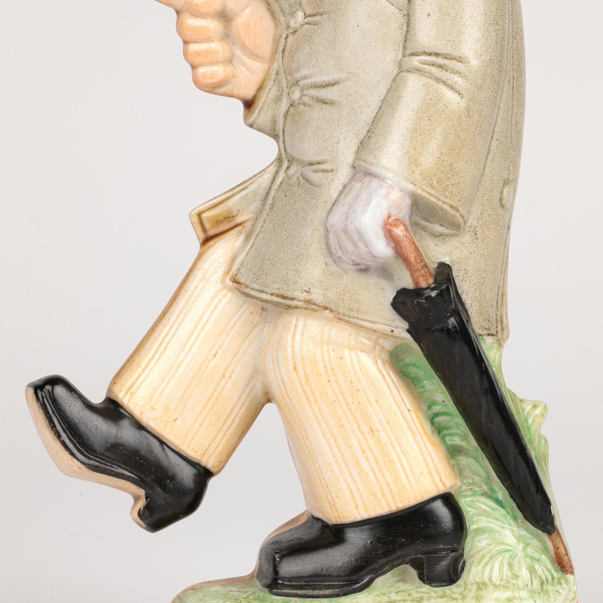Art Deco Schafer & Vater Rare What a Night Porcelain Novelty Figure For Sale