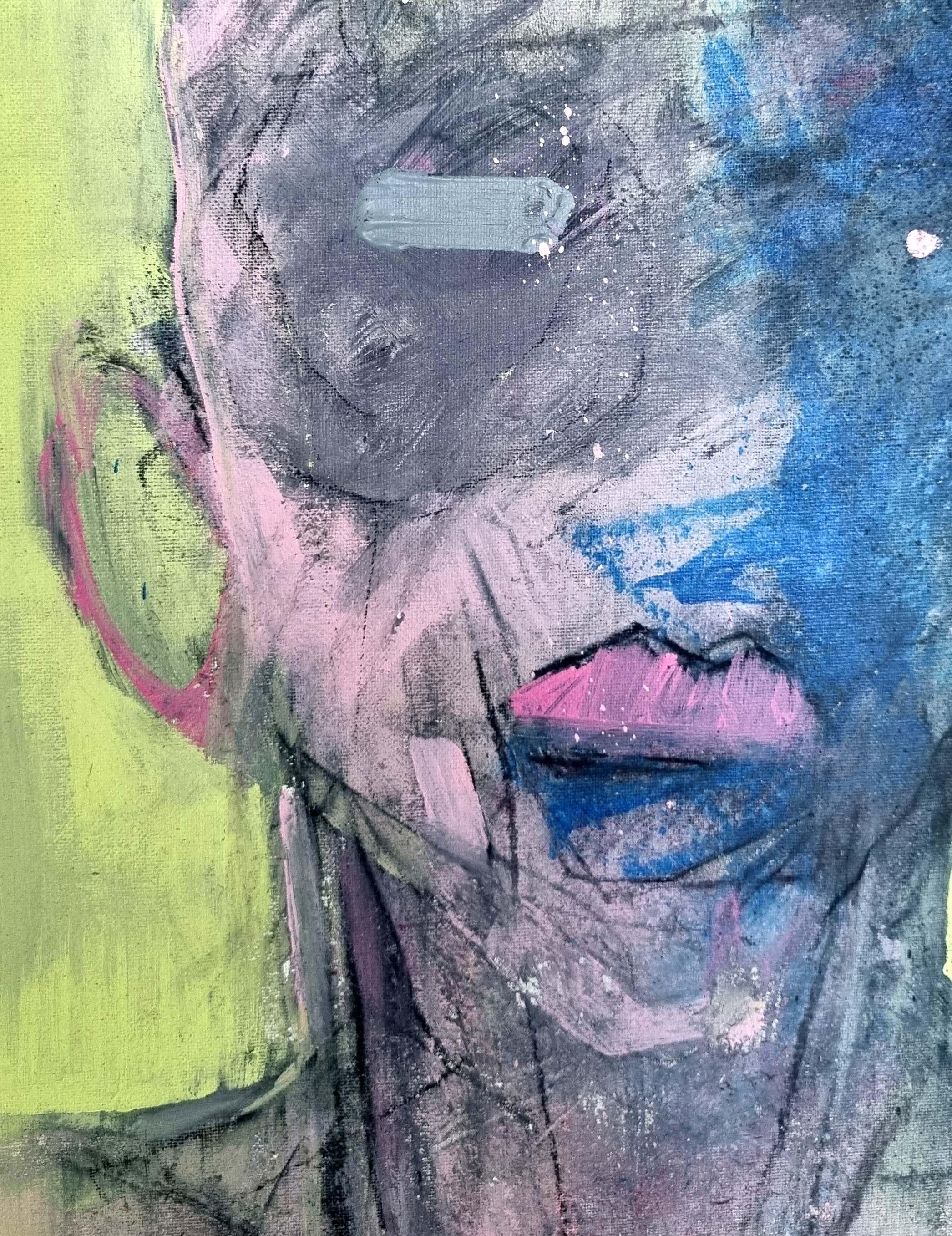 Android (Abstrakter Expressionismus), Painting, von Schalk van der Merwe