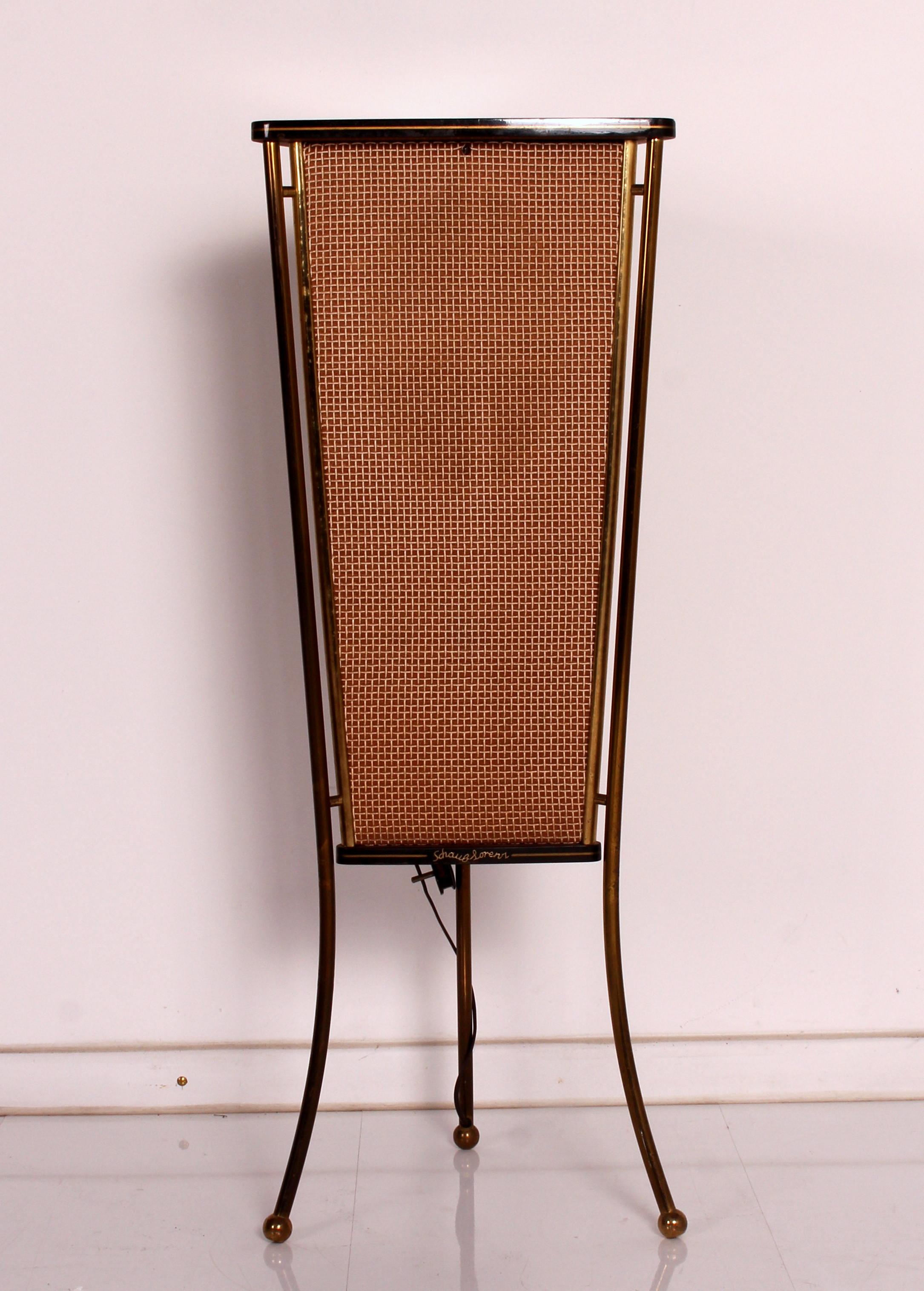 Schaub Lorenz Stereovox-S 50s 60s Floorstanding Side Table Speaker Walnut 3